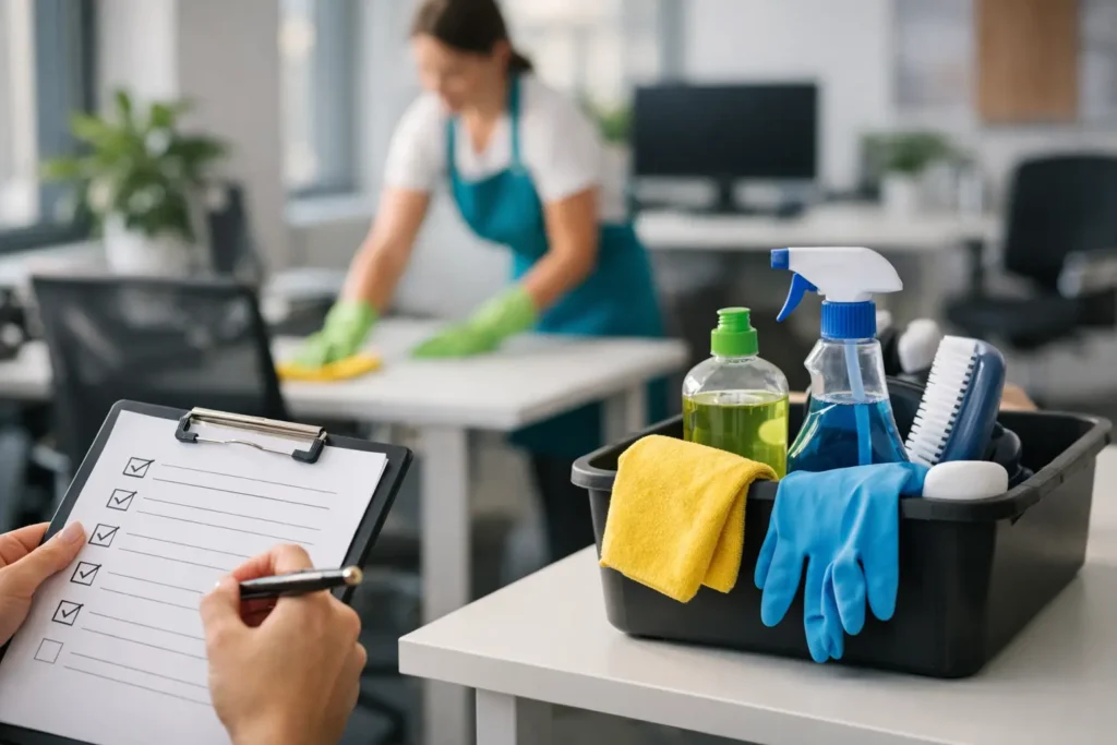 Kontorsstädning checklista för företag