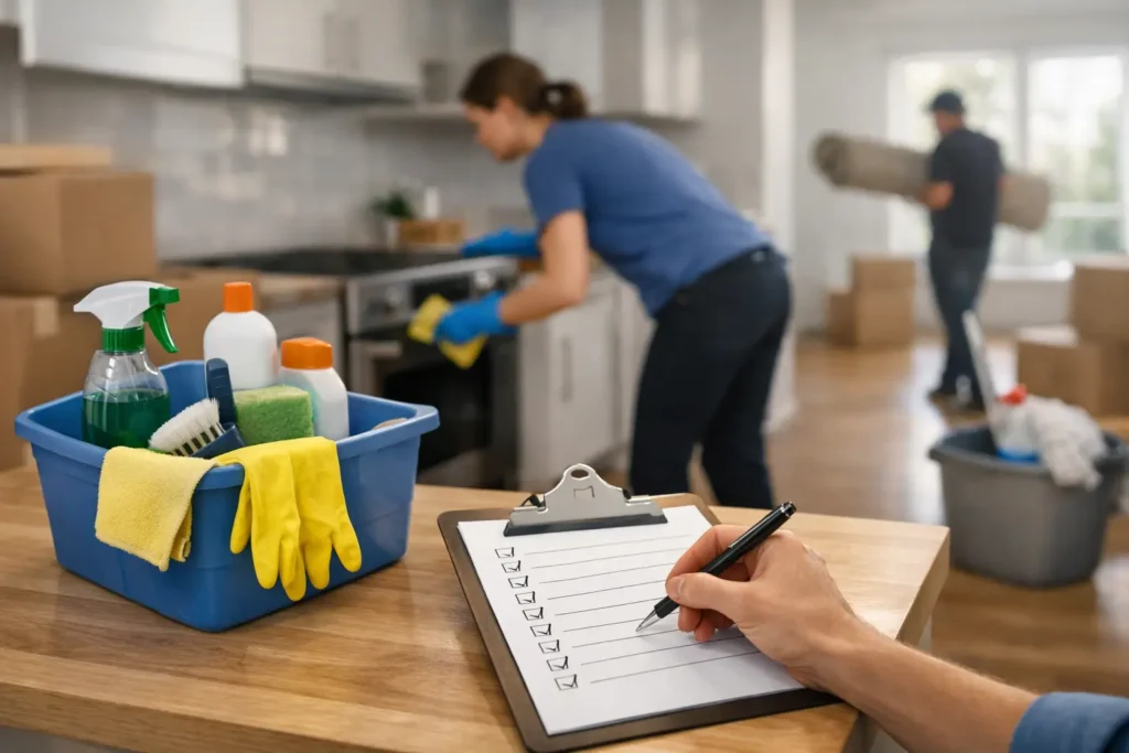 Bästa move out cleaning checklist för flytt