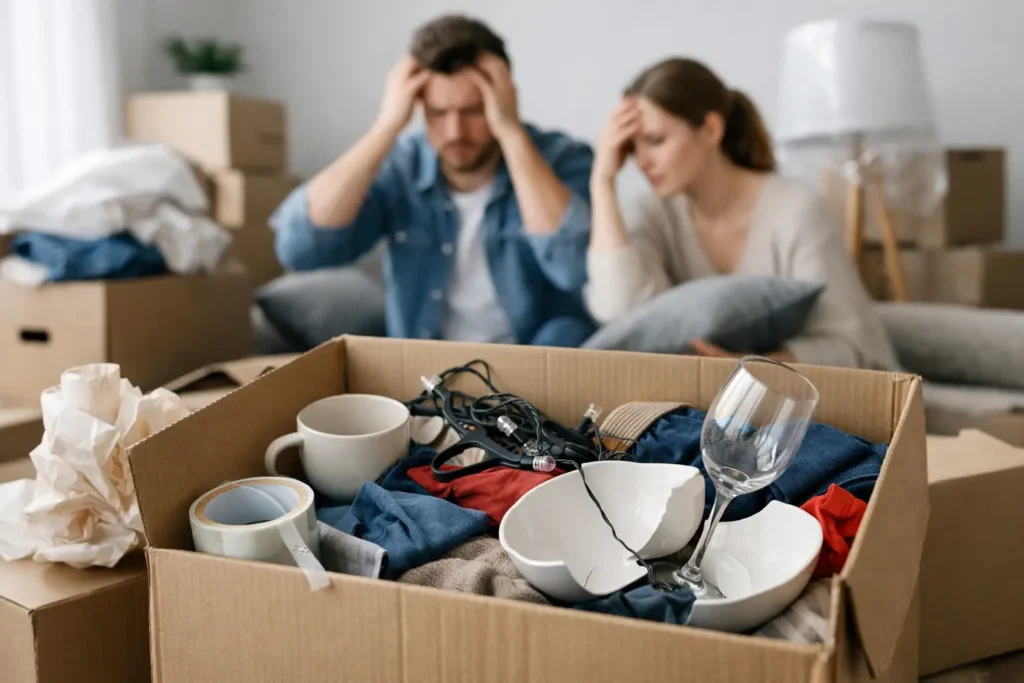 10 moving day packing mistakes att undvika