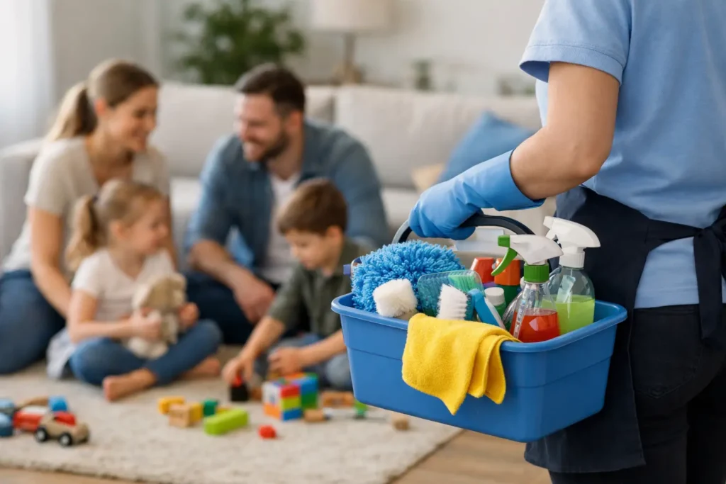 Bästa städtjänsterna för barnfamiljer